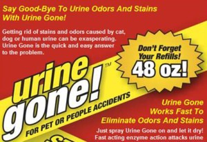Urine gone